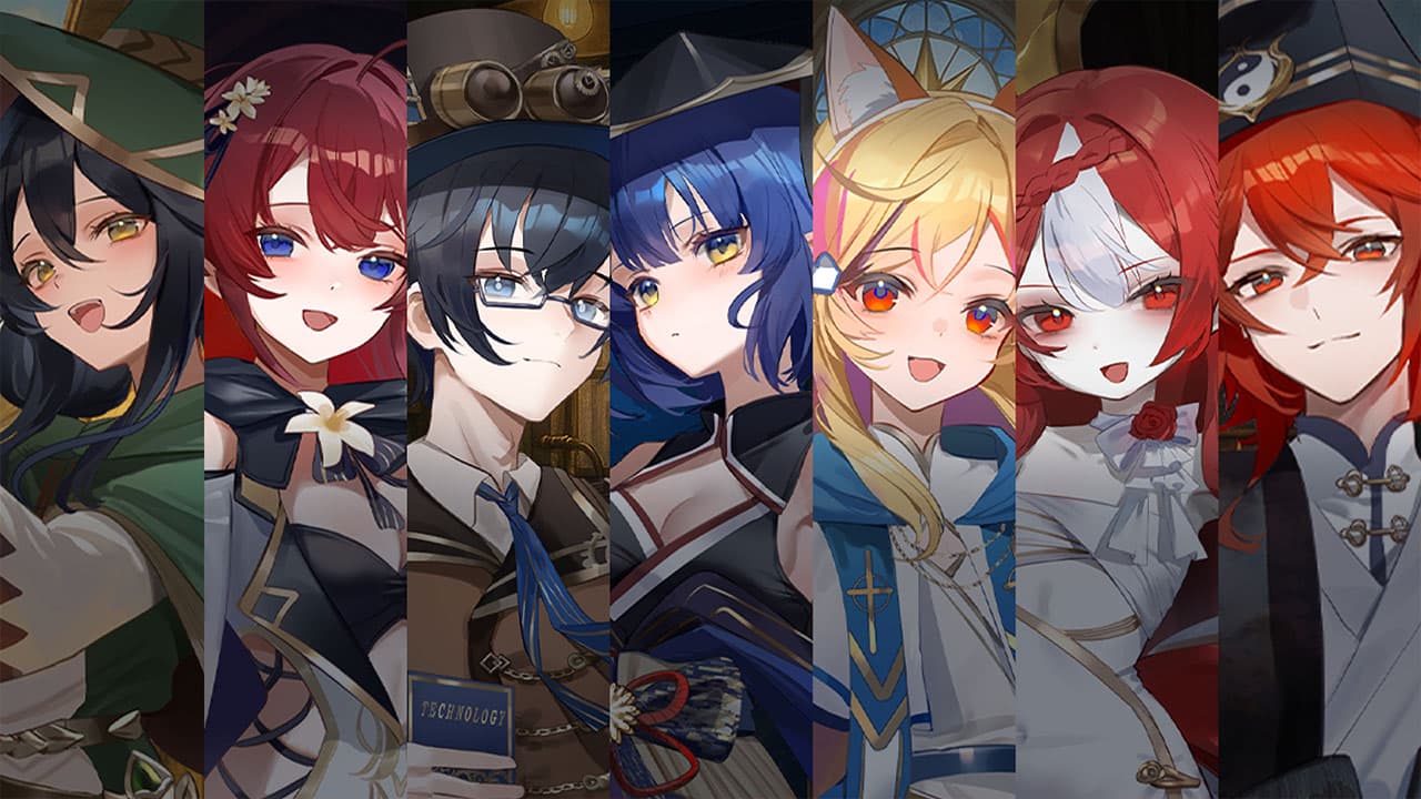 DreamCity VTuber 成員合照